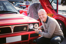 Miki Biasion mit seinem Lancia Delta - Passione Engadina 2020