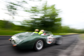 Mille Miglia 2012 - Aston Martin DB3S (1956) - auf dem Weg nach Bologna