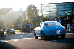 Mille Miglia 2012 - Ferrari 500 Mondial (1954) - am Eingang der Ferrari-Fabrik