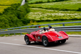 Mille Miglia 2012 - Lancia Astura (1938) - Futa Passo