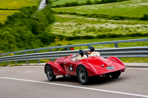Mille Miglia 2012 - Lancia Astura (1938) - Futa Passo