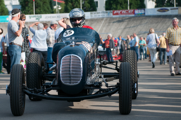 Miller Sprintcar (1937) von Hannes Steim am Indianapolis in Oerlikon 2014