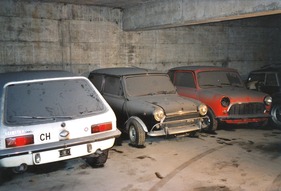 Mini 1000 HL (1982) - der Mini mit rund 100 km auf dem Tacho war unter einer dicken Staubschicht begraben