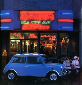 Mini 1300i (1999) - zum Schluss der Bauzeit konnte der Mini mit allerlei Zierart verschönert werden