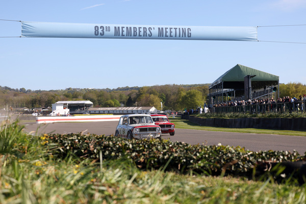 Image: Mini Clubman flying in formation - 83rd Goodwood Members' Meeting 2026
