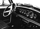 Mini Cooper 1300 (1973) - reichhaltig ausgestattetes Armaturenbrett
