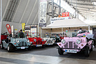 Mini Moke (1968) - die Freizeitfahrzeuge Mini Moke in allen Farben - Retro Classics Stuttgart 2014