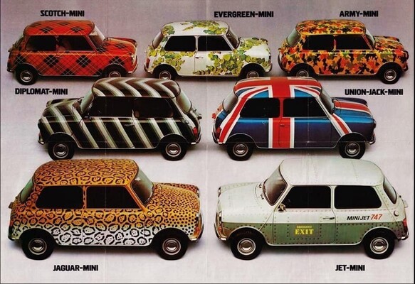 Image: Mini special series from Emil Frey AG in 1976 - special exhibition "Colors" in the museum of the Emil Frey Classic Center 2023