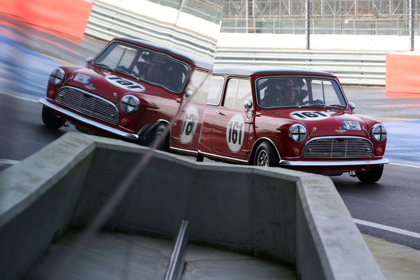 Mini im Spiegel - Silverstone Classic 2017