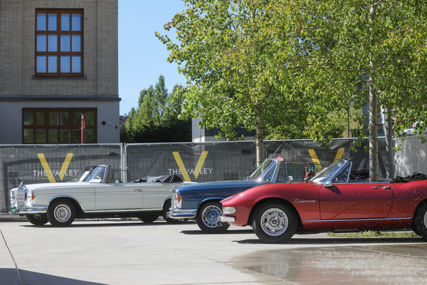 Image: You can travel in style in all three, regardless of whether there's a Mercedes star or a Fiat sign on the front - Older Classics August 2024