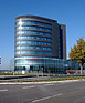 Bild: Mit dem Bau eines neuen Dienstleistungszentrums in Bietigheim vereinen sich seit Jahresmitte 2003 die drei Tochtergesellschaften Porsche Deutschland, Porsche Financial Services sowie Porsche Consulting unter einem Dach