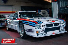 Mit dem Lancia Rally 037 präsentiert der Veranstalter S.I.H.A. den Konstrukteursweltmeister der Rallye-Saison 1983 - Essen Motor Show 2024 Mit dem Lancia Rally 037 präsentiert der Veranstalter S.I.H.A. den Konstrukteursweltmeister der Rallye-Saison 1983 - Essen Motor Show 2024