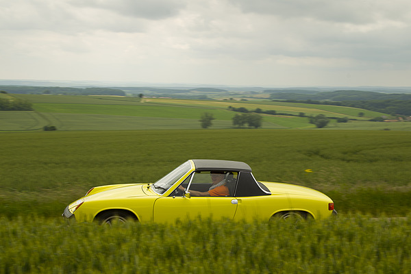 Bild: Mit dem VW Porsche 914 an der ADAC Deutschland Klassik 2013