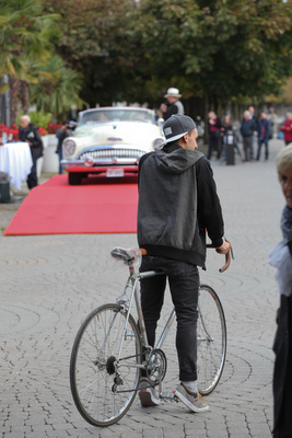 Mit dem Vintage-Rennvelo zur Klassiker-Veranstaltung - das passt! - Concours d'Excellence International Luzern 2017