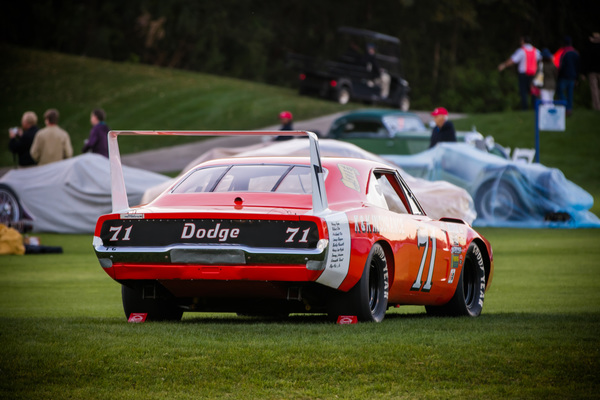 Mit eindrücklichem Flügel - Dodge Muscle Car - Amelia Island Conours d'Elégance 2017