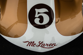 Mit oder ohne Leerschlag? Dieser "Mc Laren"-Schriftzug wirkt noch etwas unentschlossen – Goodwood Festival of Speed 2023