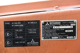 Mitsubishi Celeste 1600 ST (1977) - Typenschild