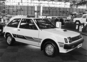 Mitsubishi Colt Turbo (1982) - am Genfer Automobilsalon von 1982 - alle Baureihen von Mitsubishi weisen auch eine Turb-Version auf (1982)