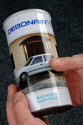 Mitsubishi Debonair (1988) - Bevor man wusste das sowas Merchandisung heißt. Das Puzzle zum Auto