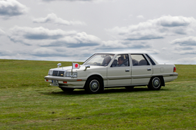Mitsubishi Deboniar (1988) - Auf dem Fluplatz Stölln. Einziger Japaner auf der Charity-Ausfahrt des Rotary-Clubs Havelland-Königswald