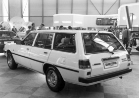 Mitsubishi Galant Station Turbo D (1983) - einer der wenigen Stationswagen aus Japan, neuerdings mit aufgeladenem Diesel erhältlich - am Genfer Automobilsalon von 1983