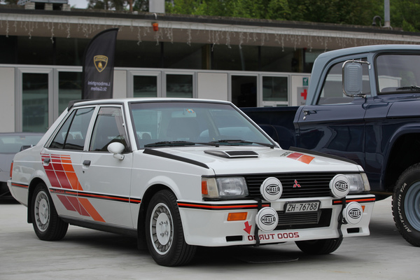 Mitsubishi Lancer 2000 Turbo - mit japanischer Turbotechnik und rund 170 PS (Dolder Classics Mai 2018)