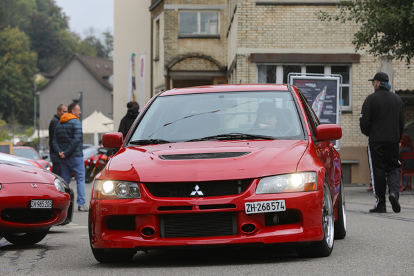 Mitsubishi Lancer Evo VII (2002) - als Basis für die Rallye-Fahrzeuge - Japanese Car Meeting Kemptthal 2025