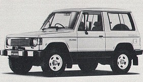 Mitsubishi Pajero 2,6-Liter - 103 PS (DIN) 1 Registervergaser (1986)