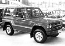 Mitsubishi Pajero - kompakter Geländewagen, ab 1985 mit längerem Radstand und dann auch fünf Türen lieferbar - am Genfer Automobilsalon 1984