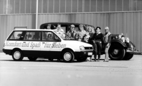 Mitsubishi Space Wagon (1986) - zusammen mit einem Maybach SW 38 (1986)