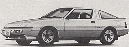 Bild: Mitsubishi Starion 2-Liter Turbo - 180 PS (DIN) Benzineinspritzung