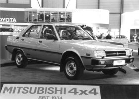 Mitsubishi Tredia 4x4 (1985) - Variante mit zuschaltbarem Vierradantrieb - Genfer Automobilsalon 1985