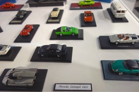 Modellautos von Concept Cars – in der Ausstellung "Porsche Driven by Dreams"
