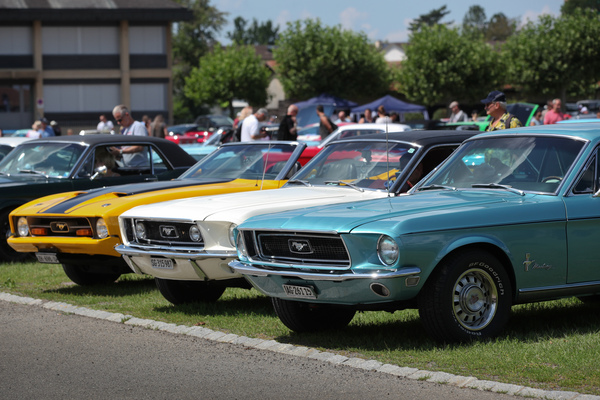 Modellentwicklung der ersten Jahre - 7. Mustang & Shelby Meeting in Zug am 3. August 2019