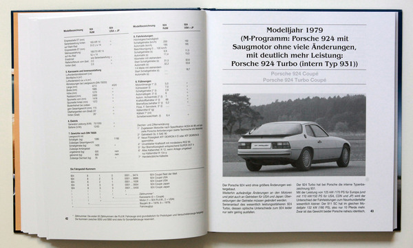 Modelljahr 1979 - Porsche 924 - Buch "Porsche 924 / 944 / 968"
