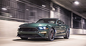 Bild: Moderner Ford Mustang in erinnerung an das Auto aus "Bullitt" auf der North American International Auto Show