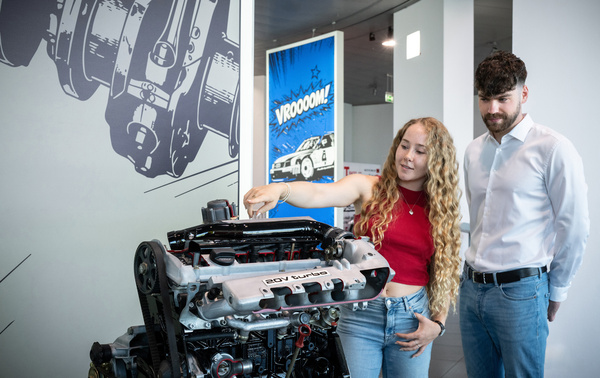 Image: The Modern Five-Cylinder Engine — Audi museum mobile Special Exhibition “1-2-4-5-3: 50 Years of the Audi Five-Cylinder Engine”