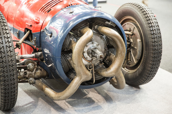 Bild: Monaco Trossi (1935) - Blick auf den Motor - Auto e Moto d'Epoca Bologna 2023