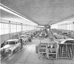 Montage des Standard Vanguard bei AMAG in Schinznach