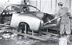 Bild: Montage des Volkswagen Typ 14 - Karmann Ghia in Schinznach