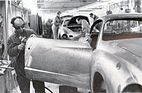 Bild: Montage des Volkswagen Typ 14 - Karmann Ghia in Schinznach