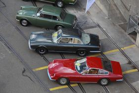 Monteverdi 375 S (1970) - neben einem Gordon Keeble GT und einer Facellia von Facel Vega - V8- und I6-Hybrid-Treffen Kemptthal 2020 (1970)