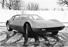 Monteverdi Hai 450 SS (1970) - Aufnahmen vor der Präsentation am Genfer Autosalon 1970 im Schnee