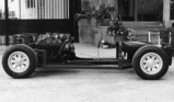 Monteverdi Hai 450SS (1970) - Seitenansicht des unverkleideten Chassis