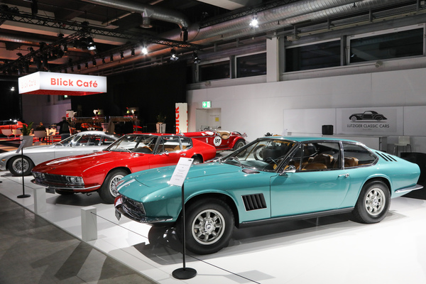 Monteverdi High Speed 375 L (1968) - der Prototyp der längeren Coupé-Version, präsentiert in Genf 1968 - bei Lutziger Classic Cars - Auto Zürich Classic 2024