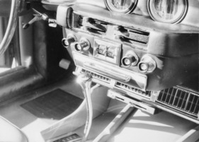 Monteverdi High Speed 375 S (1967) - Interieur von Chassis 1001 mit massiver Klimaanlage