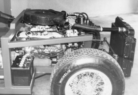 Monteverdi High Speed 375 S (1967) - der Motor wird soweit wie möglich hinter der Vorderachse eingebaut