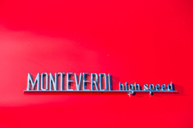 Monteverdi High Speed 375 S (1968) - Marken- und Typenschriftzug auf dem Heck