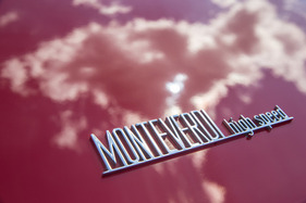 Monteverdi High Speed 375 S (1968) - der Schriftzug auf dem Heck