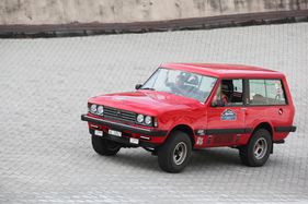 Monteverdi Safari (1979) - Teststrecke auf dem Dach der Lingotto-Fabrik in Turin - Alpenbrevet 2019 (1979)